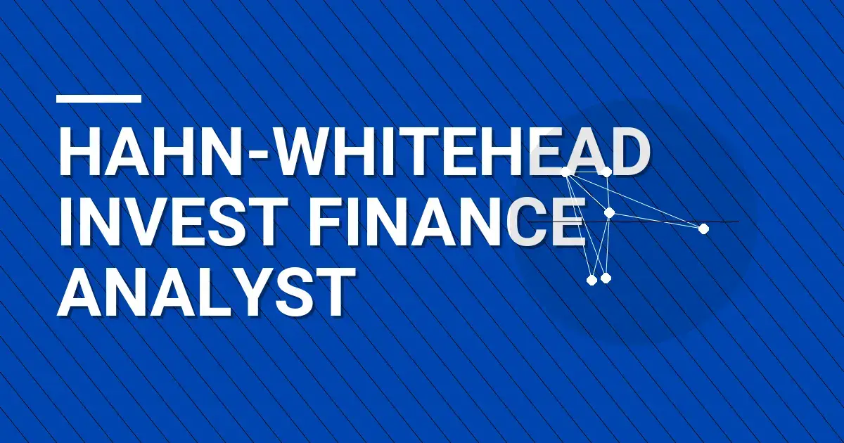 Hahn-Whitehead Invest Finance Analyst