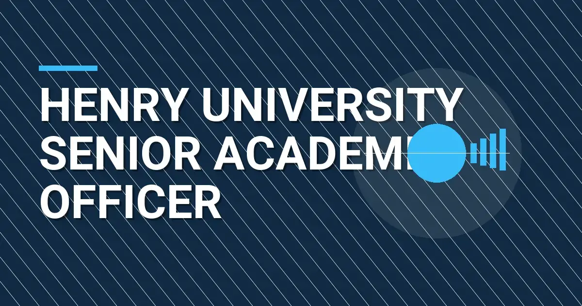 Henry University Senior Academic Officer