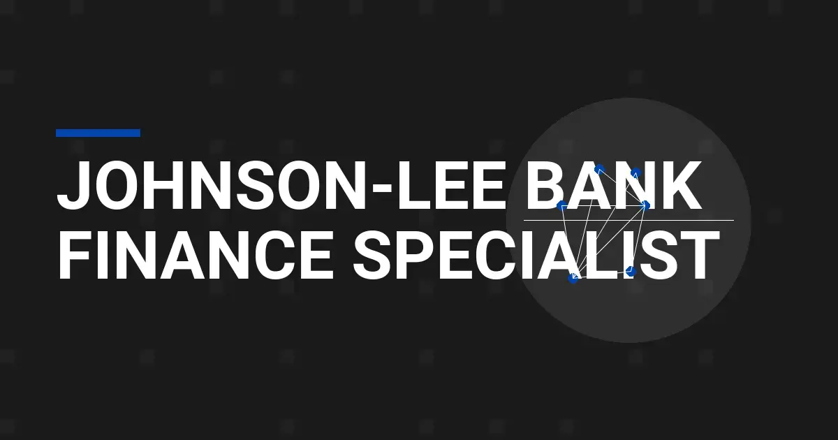 Johnson-Lee Bank Finance Specialist