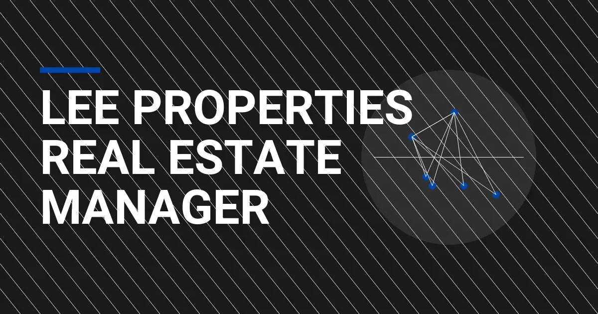 Lee Properties Real Estate Manager