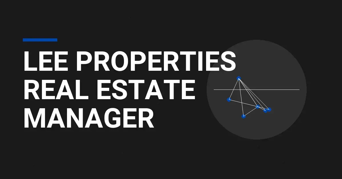 Lee Properties Real Estate Manager