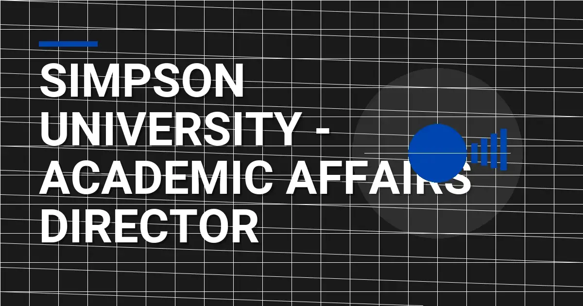 Simpson University - Academic Affairs Director
