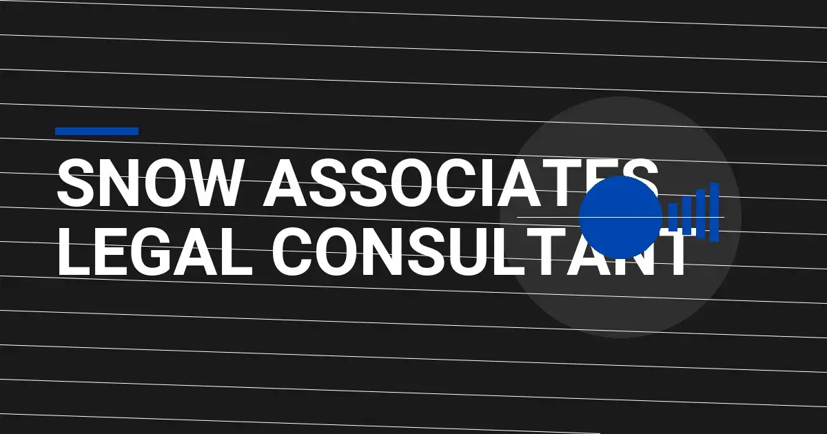 Snow Associates Legal Consultant