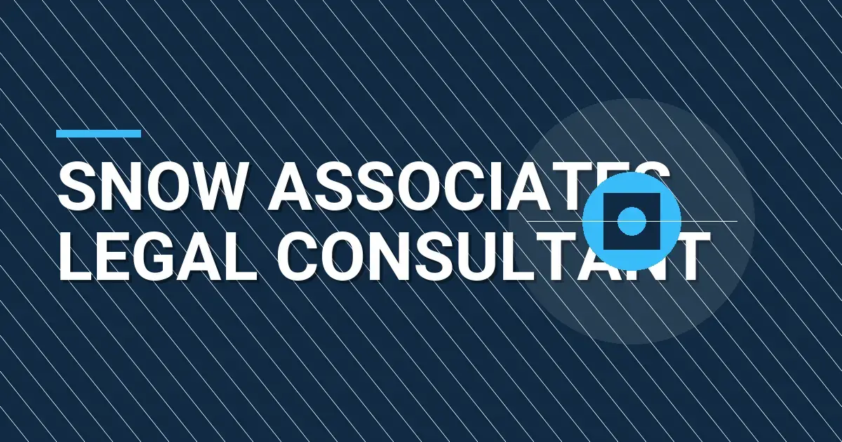 Snow Associates Legal Consultant