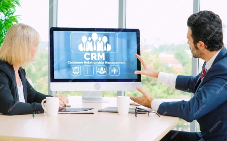 What is the market share of Microsoft Dynamics CRM vs Salesforce?