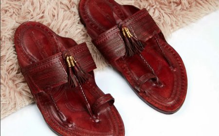 Classic Burgundy - Men's Kolhapuri Chappal: Timeless Elegance for the Modern Man  
