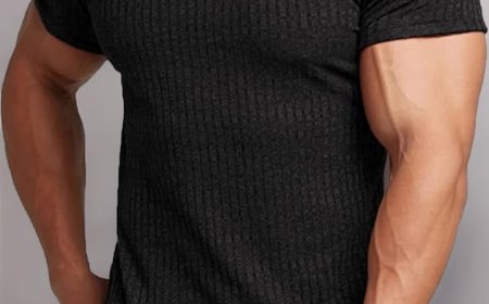Redefining Fit: The Appeal of the Fitted V Neck Muscle Fit T-Shirt